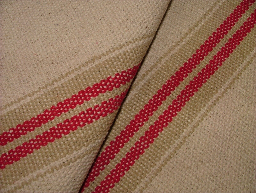 French Grain Sack 100% Cotton Linen Look Curtain Upholstery Cushion Craft Fabric