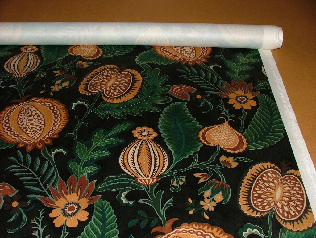 1 Metre iLiv Cantaloupe Forest Velvet Curtain Upholstery Cushion Blind Fabric5