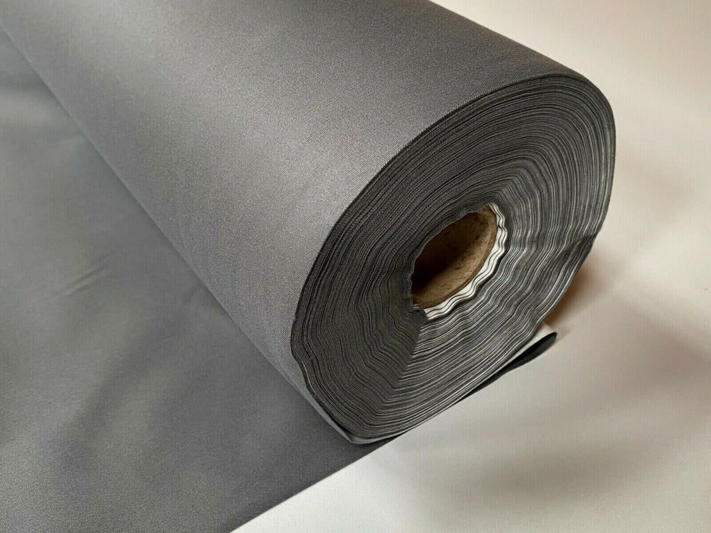 CHARCOAL GREY 3 Pass Black Out Blackout Material Thermal Curtain Lining Fabric