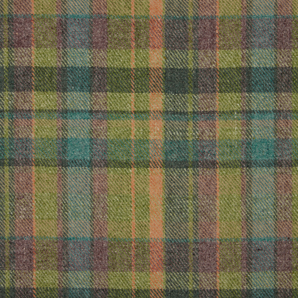 1.8 Metres Courchevel Fig Wool Blend Tartan Upholstery Curtain Cushion Fabric