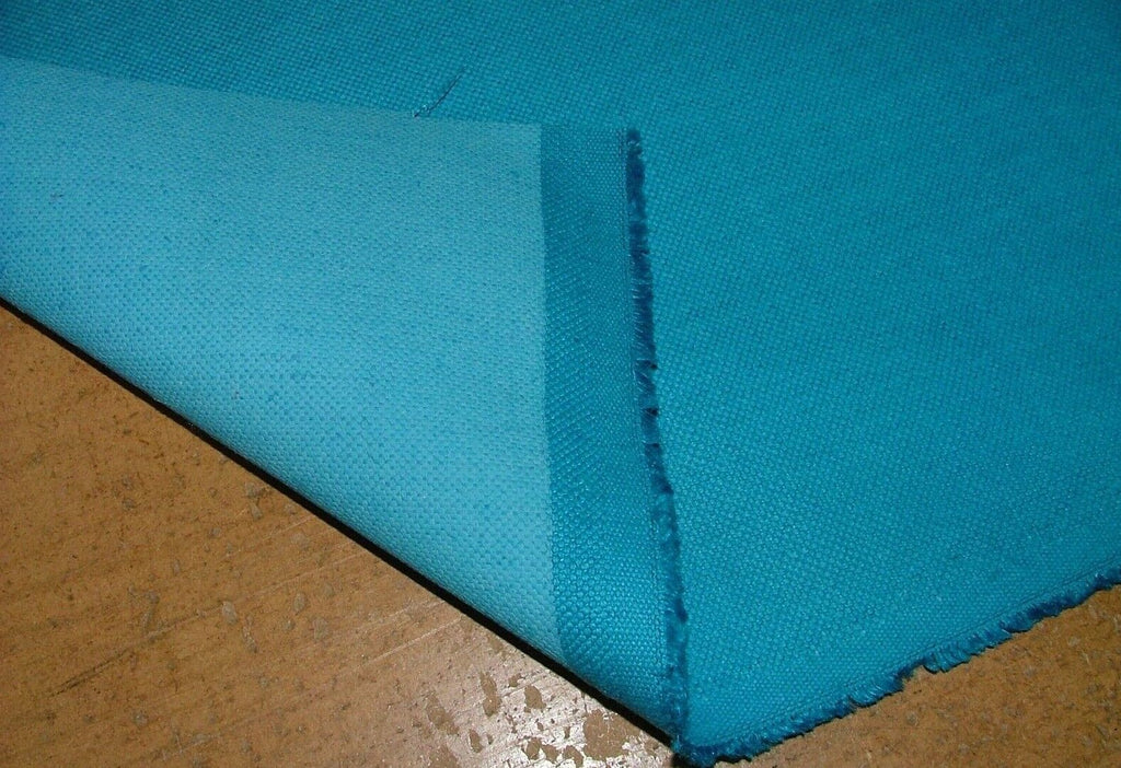 Romo Linara Electric Blue Linen Union Fabric Upholstery Cushion Curtain