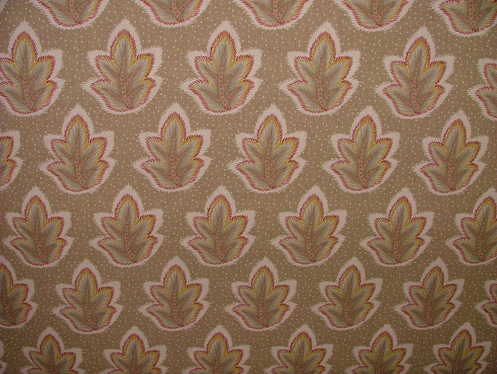 Foliage Fall Leaf 100% Cotton Fabric Curtain Cushion Upholstery Blinds Craft Use