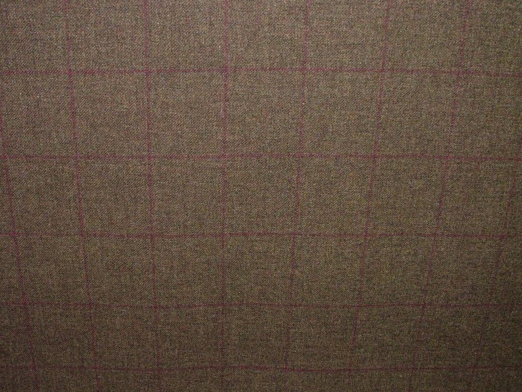 100% Shetland Wool Heather Brindle Tartan Upholstery Curtain Cushion Fabric