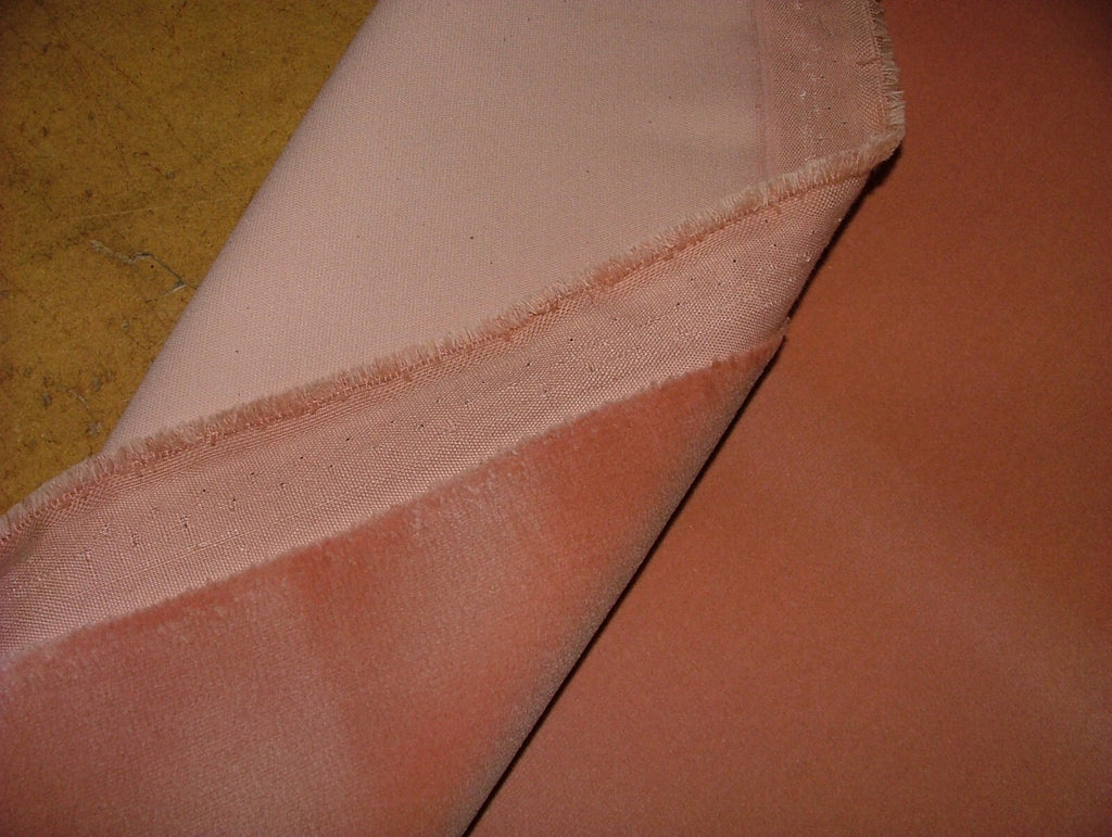 10 Metres Romo Powder Room Pink Velvet Fabric Curtain Upholstery RRP £1250.008