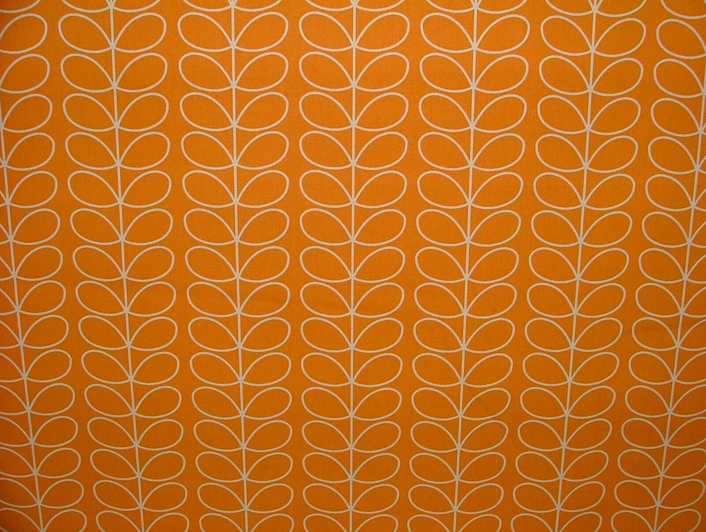 Orla Kiely Linear Stem Papaya Cotton Curtain Upholstery Cushion Craft Fabric