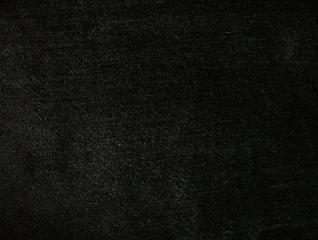 2 Metre Romo Jet Black Cotton Blend Velvet Fabric Upholstery Cushion RRP £256.00