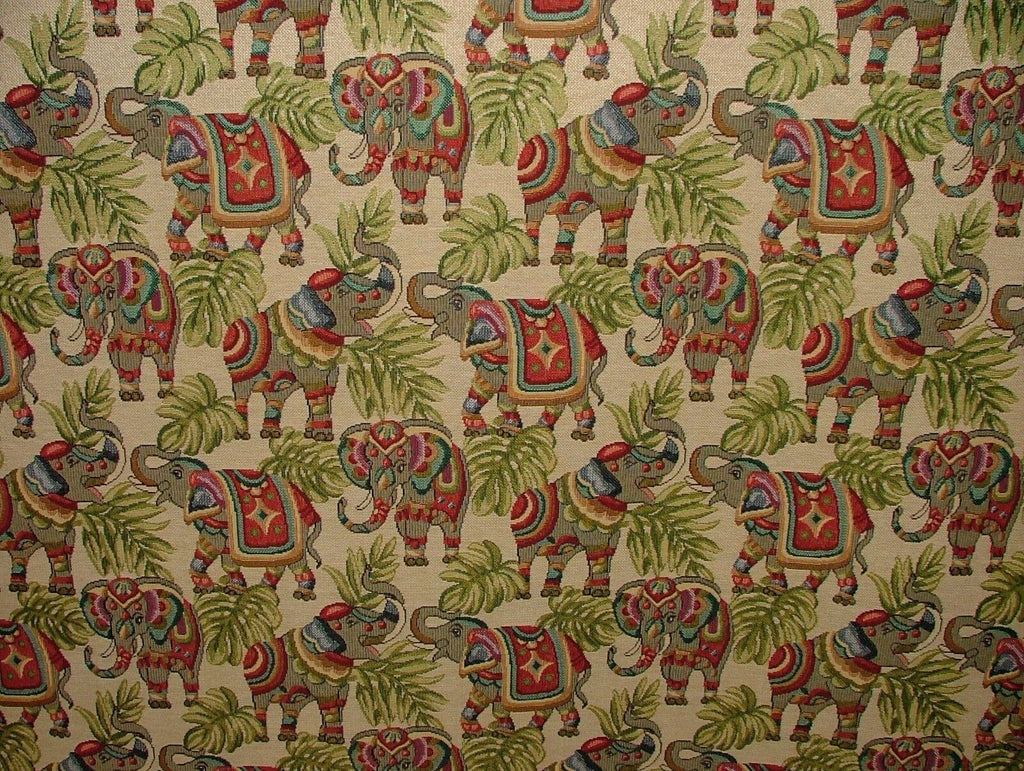 "Animal Tapestry" Designer Fabric Ideal For Upholstery Curtains Cushions Throws