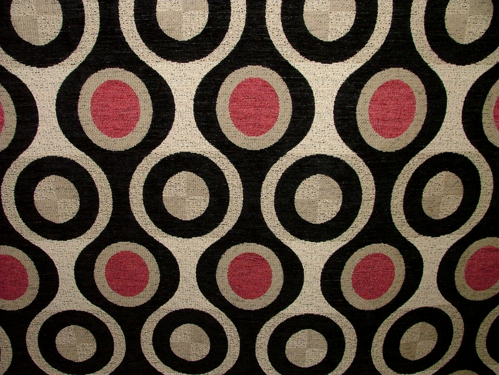 15 Metres Geometric Plush Chenille Fabric Curtain Upholstery Cushion RRP £675.00