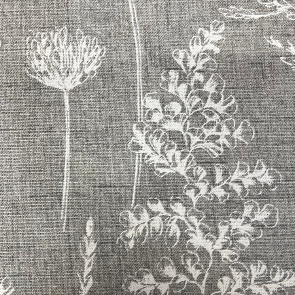 iLiv Cotton Curtain Fabric 2.7 Metres Chervil Dove Grey Upholstery Cushion Blind8