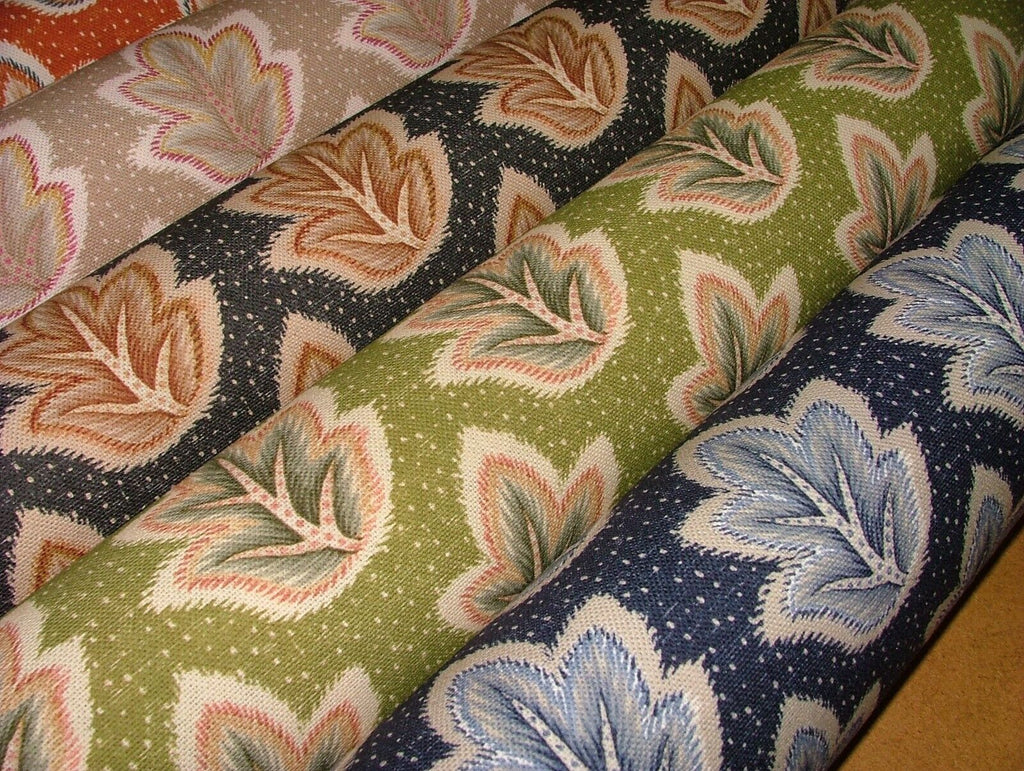 Foliage Fall Leaf 100% Cotton Fabric Curtain Cushion Upholstery Blinds Craft Use