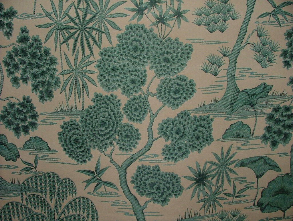 Japanese Oriental Tree Lapis Jacquard Fabric Curtain Upholstery Cushion Blind