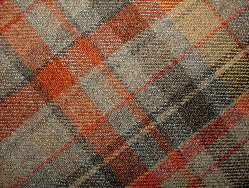 Spice Highland Wool Blend Tartan Check Upholstery Grade Curtain Cushion Fabric