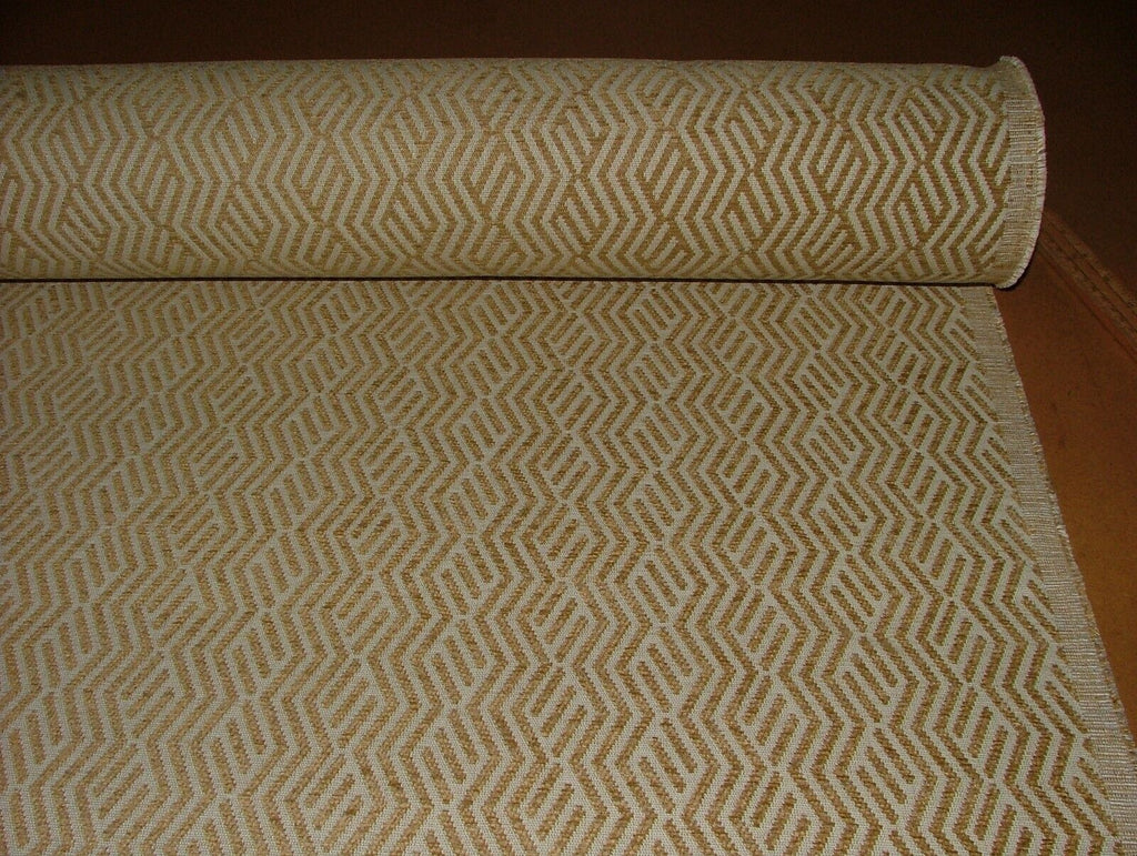 9.2 Metres Romo Gold Woven Jacquard  Fabric Upholstery Curtain Cushion Use