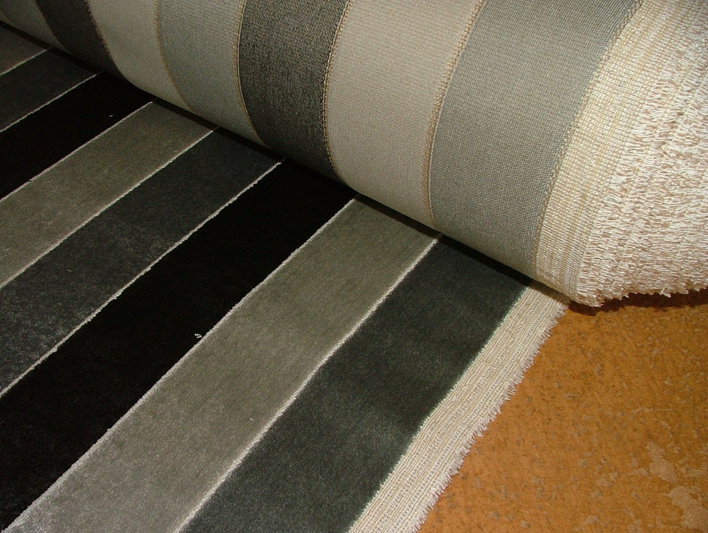 11 Metres Romo Liquorice Velvet Fabric Curtain Upholstery Cushion RRP £1309.002