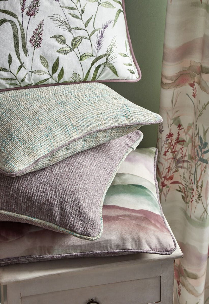 1.1 Metres iLiv Landscape Eucalyptus Velvet Fabric Cushion Curtain Upholstery9