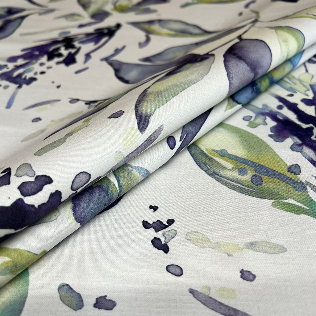 iLiv Cotton Curtain Fabric 5 Metres Andora Iris Cushion Craft Blind Upholstery12