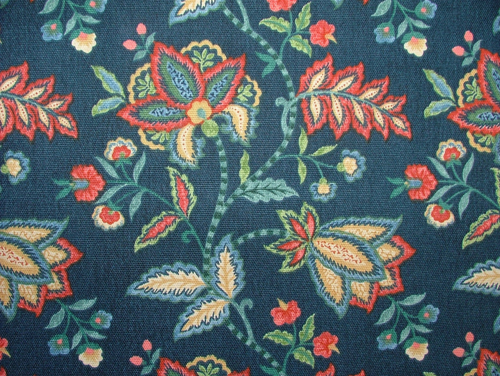 100% Cotton Curtain Fabric iLiv 4.4 Metres Maharishi Midnight Upholstery Cushion3