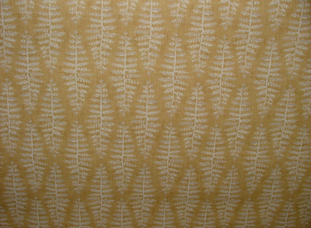 4.8 Metres iLiv Fernia Mustard Woven Cotton Fabric Cushion Curtain Upholstery