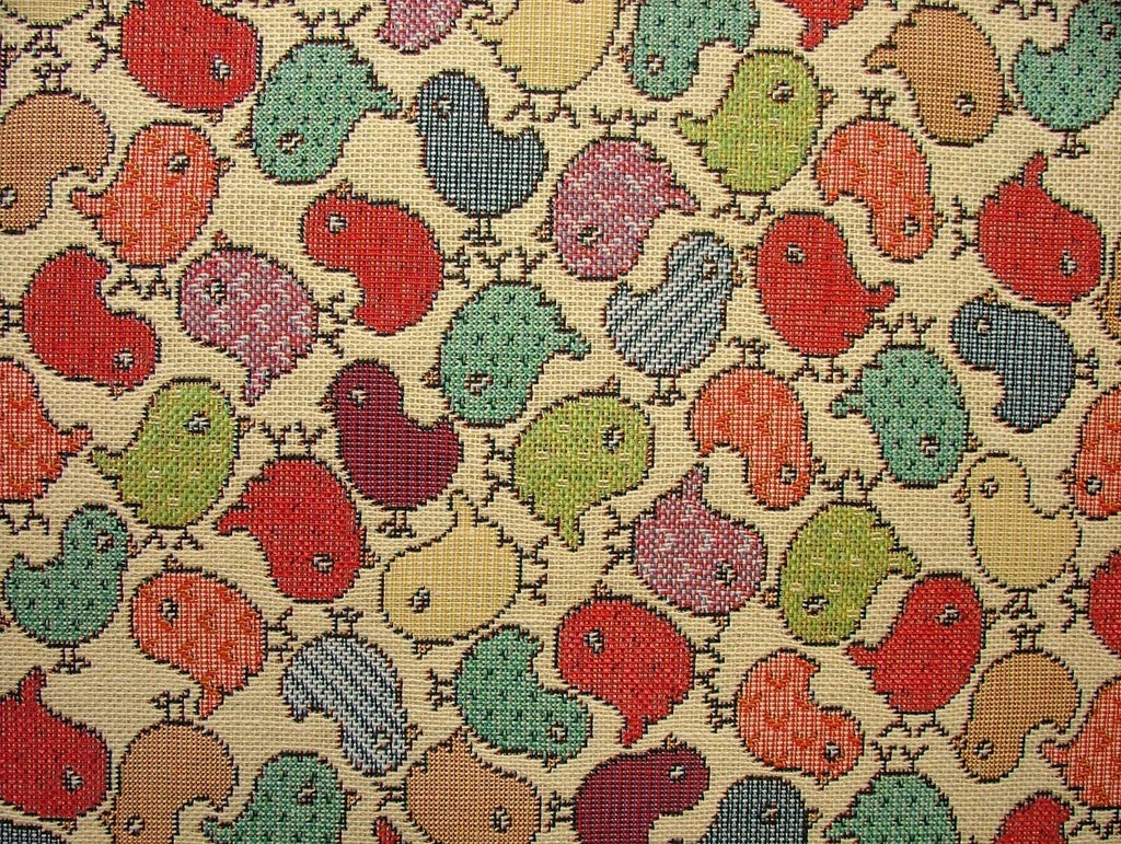 "Animal Tapestry" Designer Fabric Ideal For Upholstery Curtains Cushions Throws