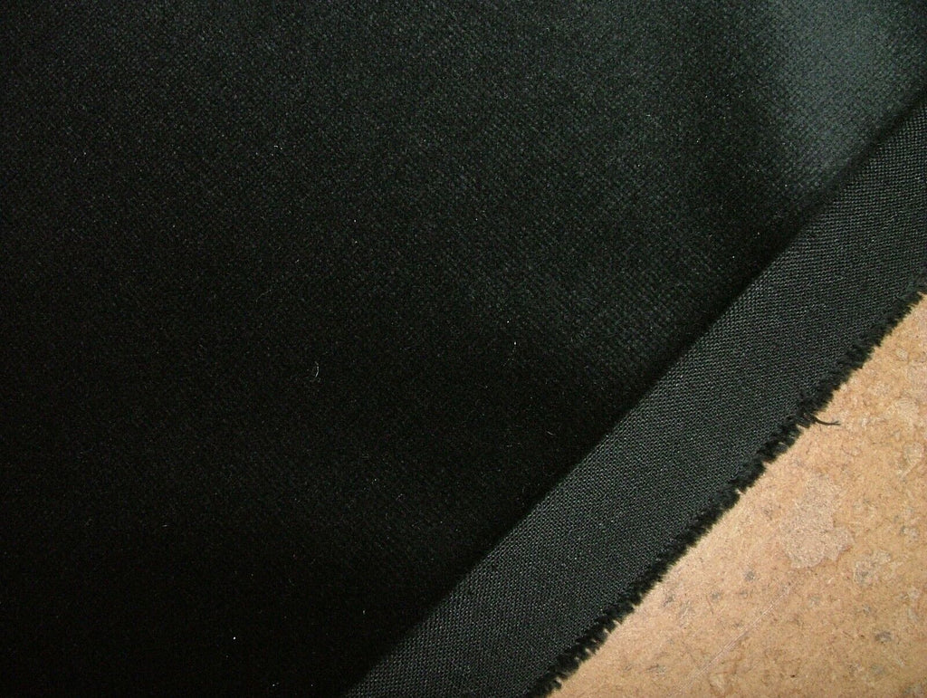 13 Metres Romo Black Velvet Fabric Curtain Upholstery Cushion RRP £1085.50