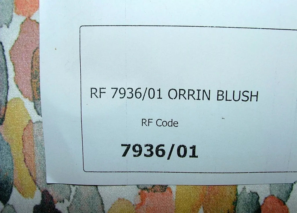 Romo Velvet Cotton Fabric Upholstery Cushion Curtain  - Orrin Blush 2.5 Metres12