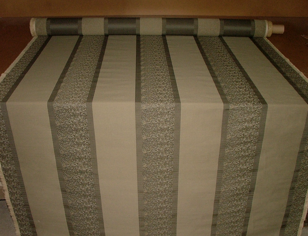 Silk Wool Curtain Fabric Marvic Textiles Aurelio Sepia Upholstery - 11.5 Metres2