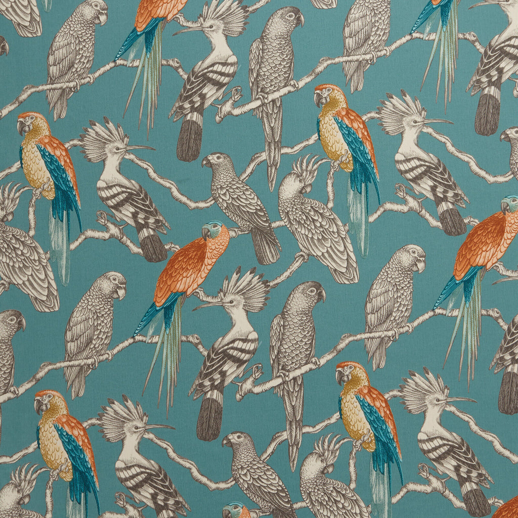 4.8 Metres iLiv Aviary Lagoon Parrot Bird Curtain Upholstery Cushion Fabric