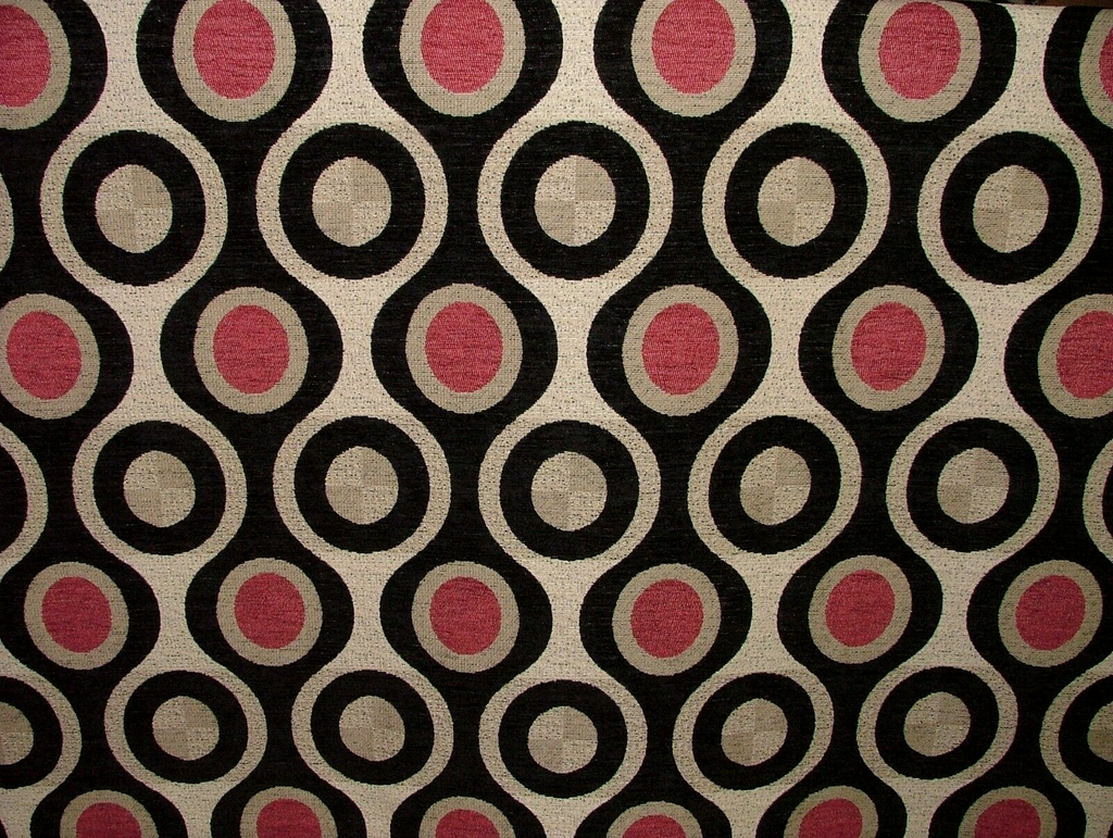15 Metres Geometric Plush Chenille Fabric Curtain Upholstery Cushion RRP £675.00