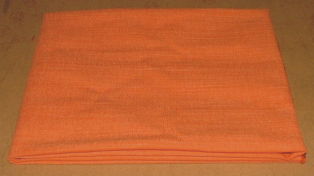 59cms Romo Linara Tangerine Linen Union Fabric Upholstery Cushion