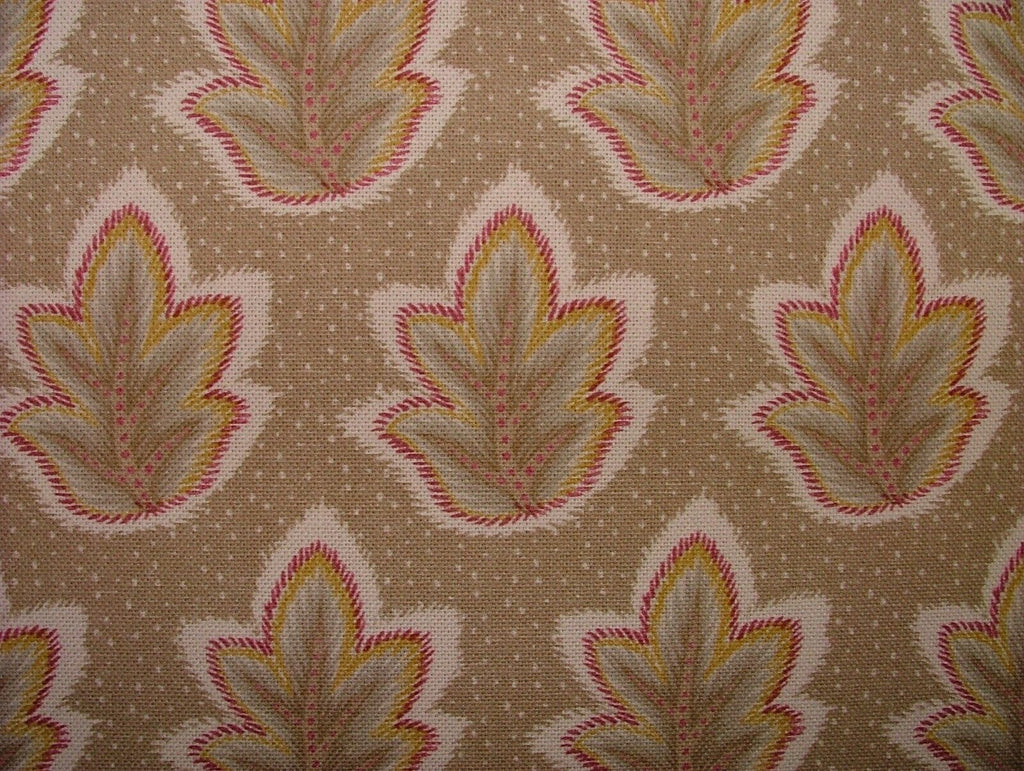 Foliage Fall Leaf 100% Cotton Fabric Curtain Cushion Upholstery Blinds Craft Use