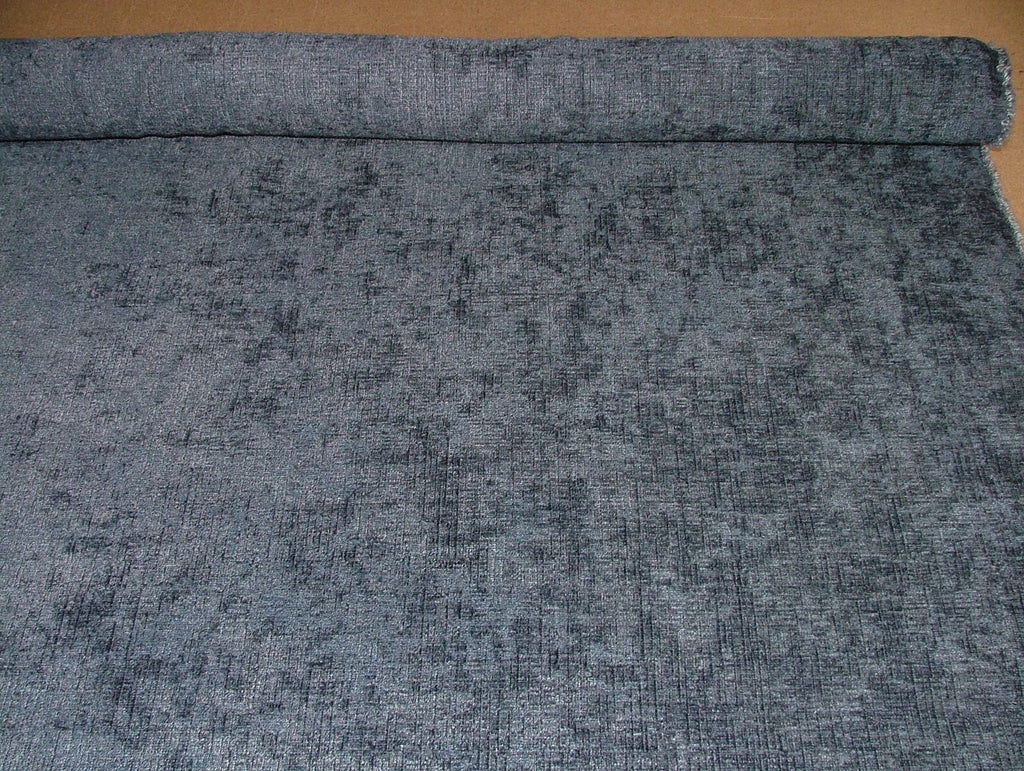 iLiv Chenille Curtain Fabric 2 Metres Ashbury Blueprint Upholstery Cushion2