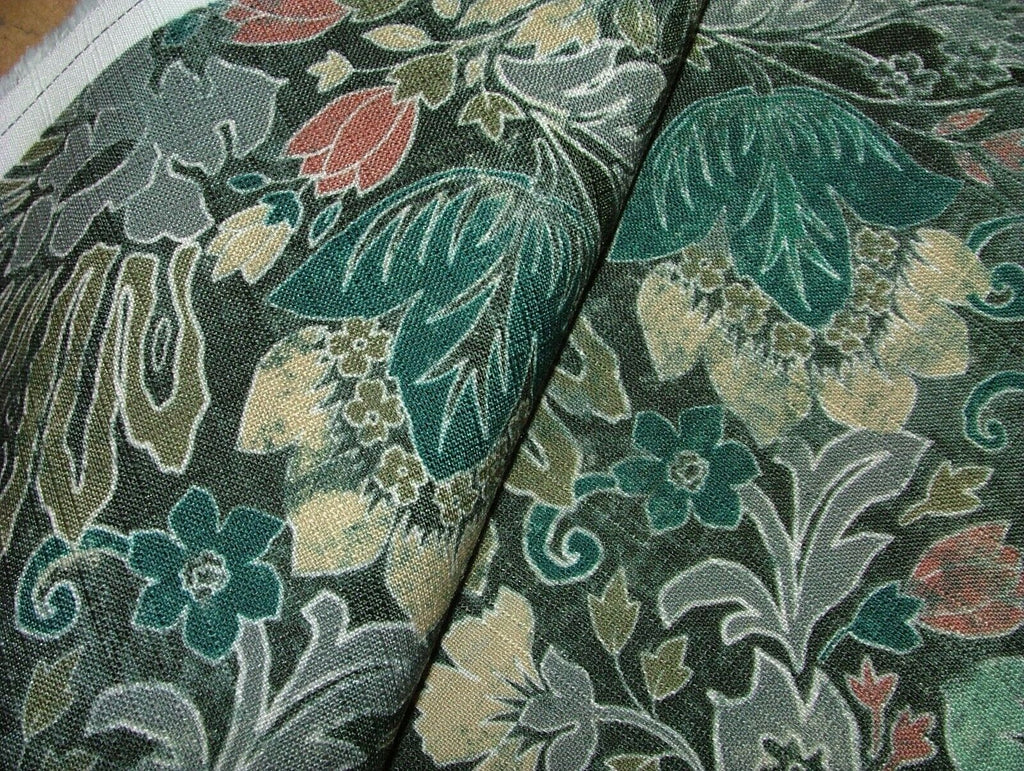 Cromford Jade Digitally Printed Fabric Curtain Upholstery Cushion Headboards