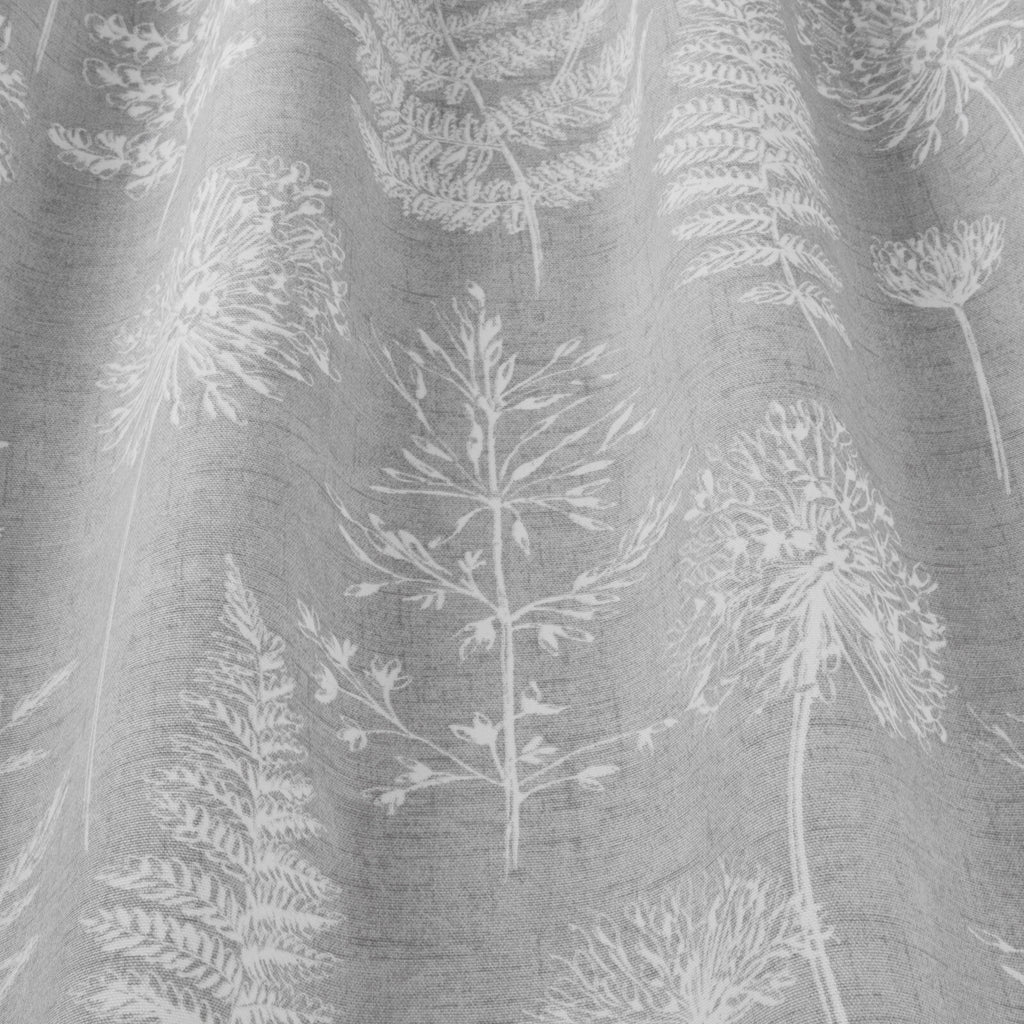 iLiv Cotton Curtain Fabric 2.7 Metres Chervil Dove Grey Upholstery Cushion Blind1