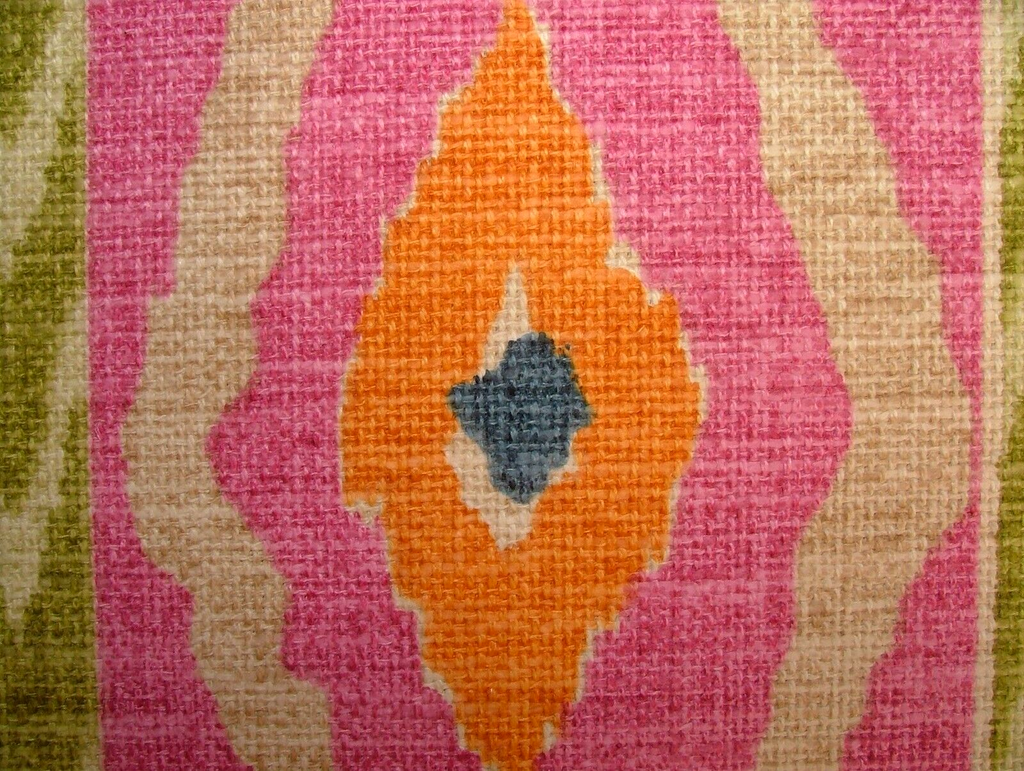 2.6 Metres iLiv Santana Hot Pink Cotton Linen Fabric Cushion Curtain Upholstery