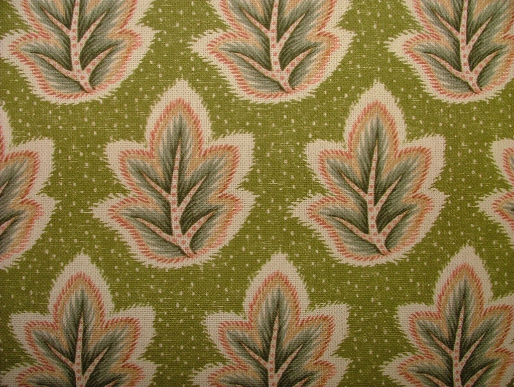 Foliage Fall Leaf 100% Cotton Fabric Curtain Cushion Upholstery Blinds Craft Use