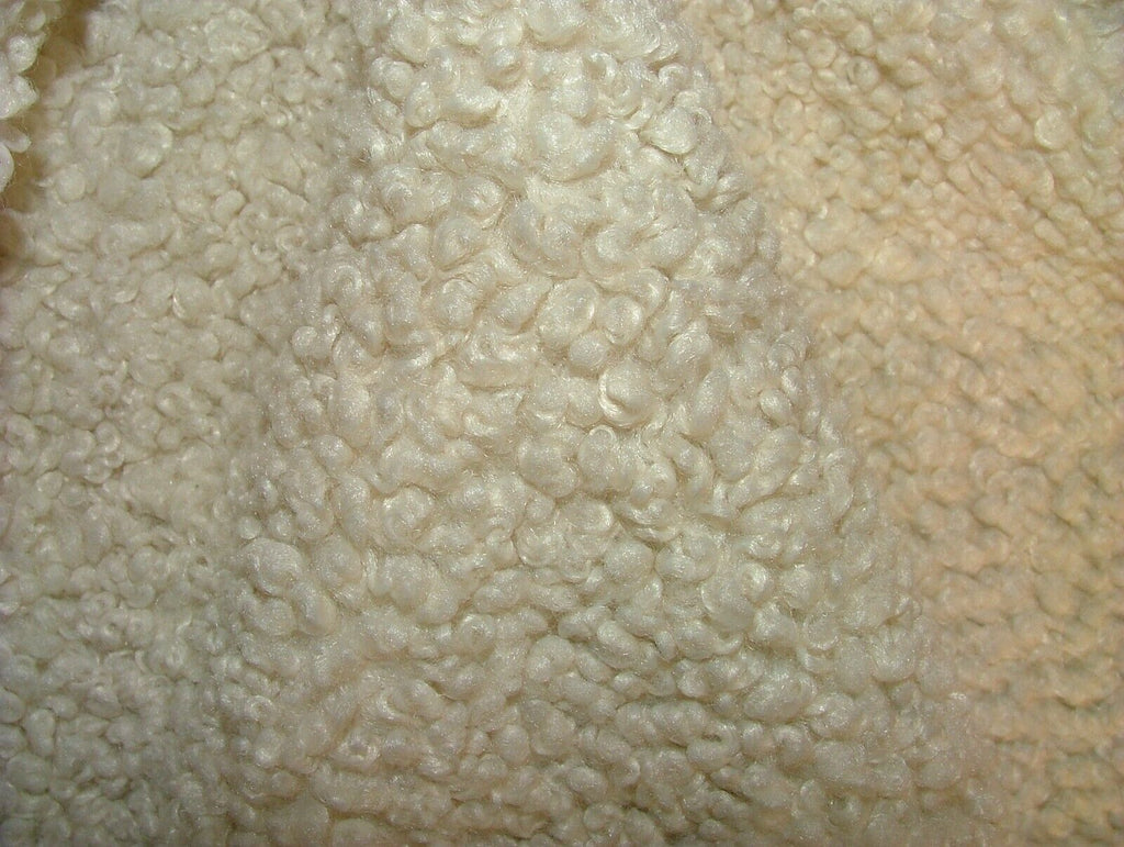 1.6 Metres Romo Cream Thick Boucle Fabric Upholstery Cushions  RRP £148.00