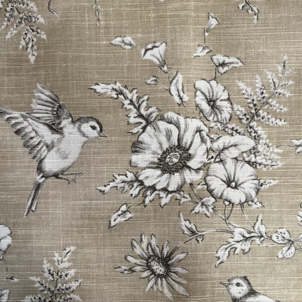 2.8 Metres iLiv Finch Toile Barley Cotton Fabric Cushion Curtain Upholstery