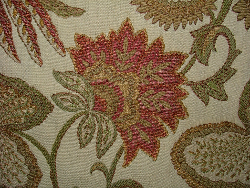 2.8 Metres iLiv Etienne Cinnabar Heavy Woven Fabric Curtain Upholstery Cushion9