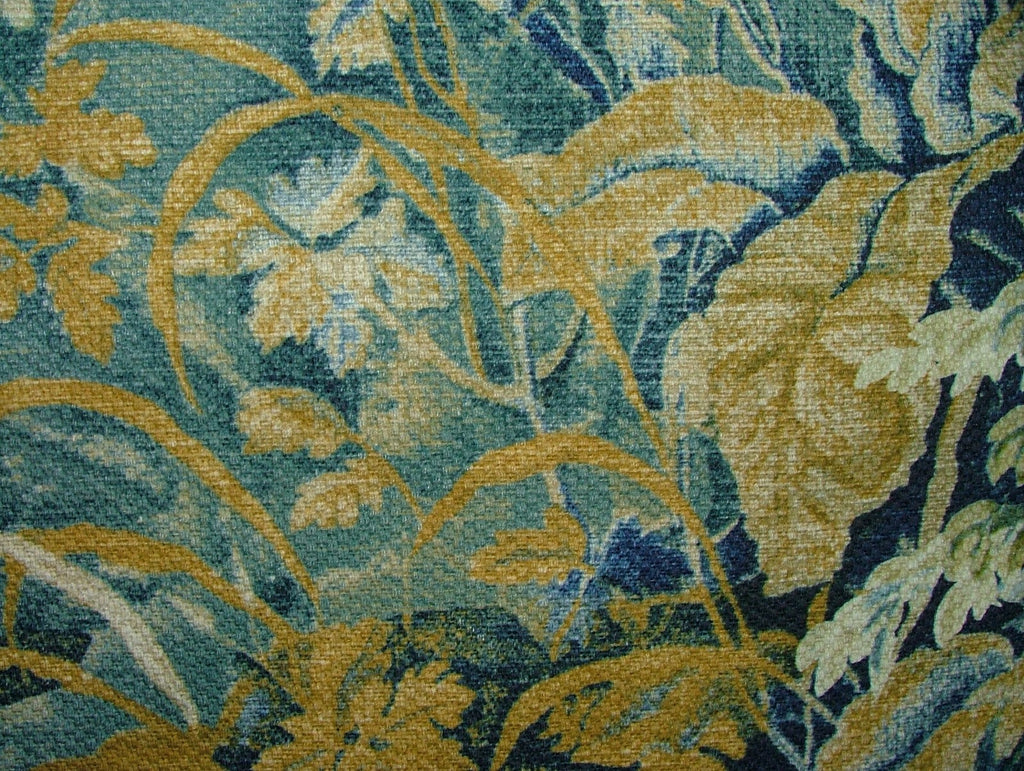 1 Metre iLiv Elysian Delft Thick Woven Cotton Curtain Upholstery Fabric8