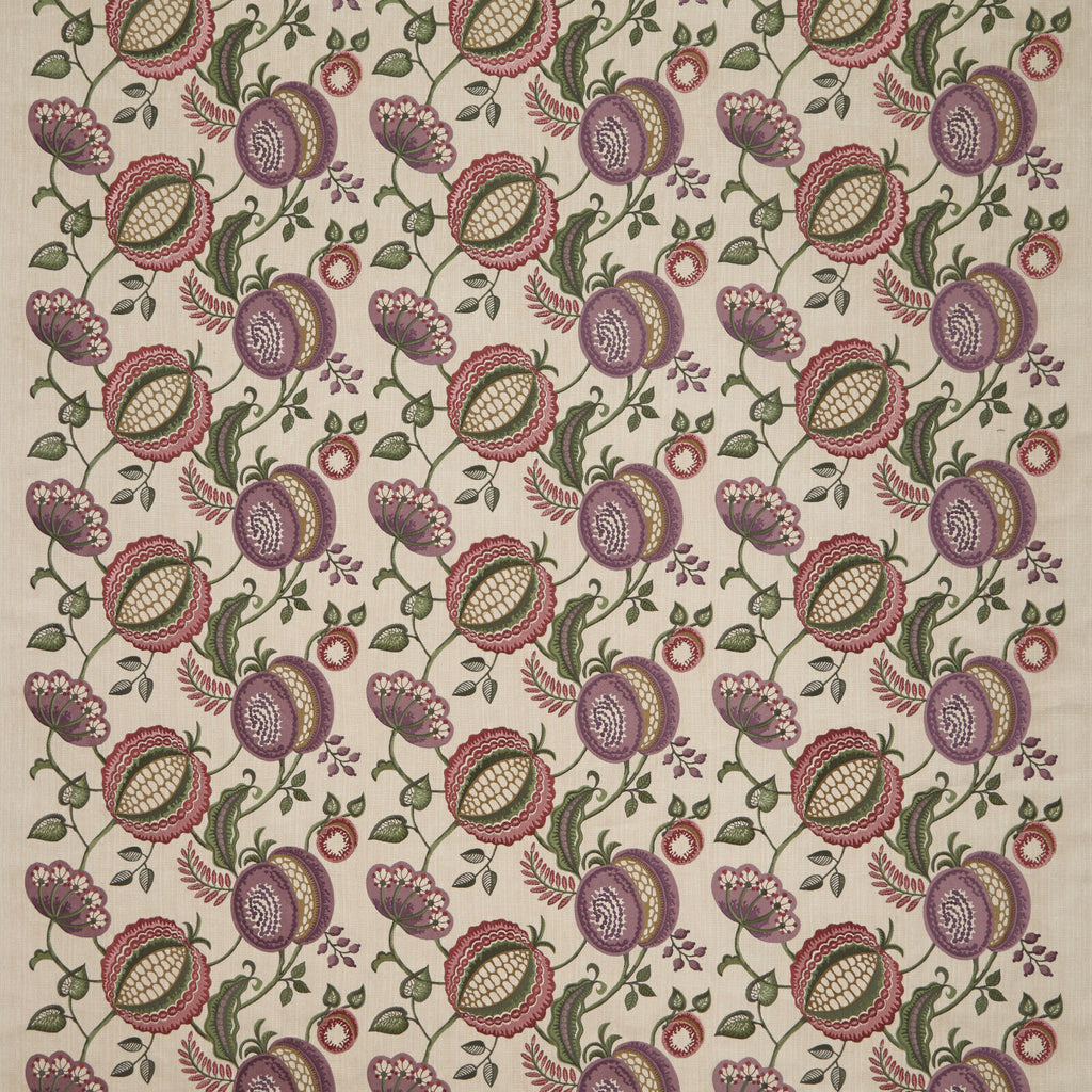 1.9 Metres iLiv Figs & Strawberry Thistle Embroidered Fabric Curtain Upholstery