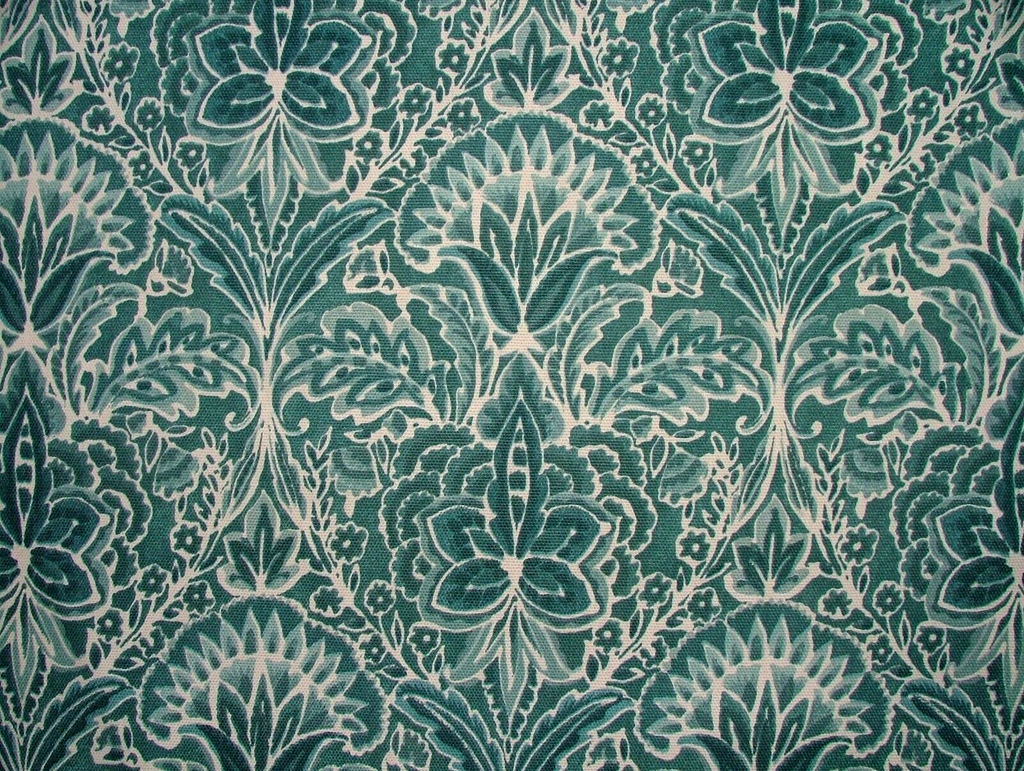 5.6 Metre iLiv Rhapsody Seafoam 100% Cotton Fabric Cushion Curtain Upholstery