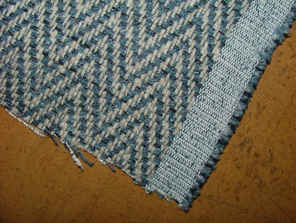 iLiv Woven Jacquard Fabric 4.5 Metre Summit Navy Blue Curtain Upholstery Cushion8