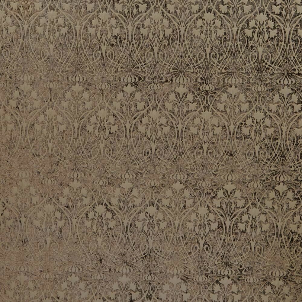 Art Nouveau Peat Brown Thick Chenille Fabric Curtain Upholstery Cushion Morris