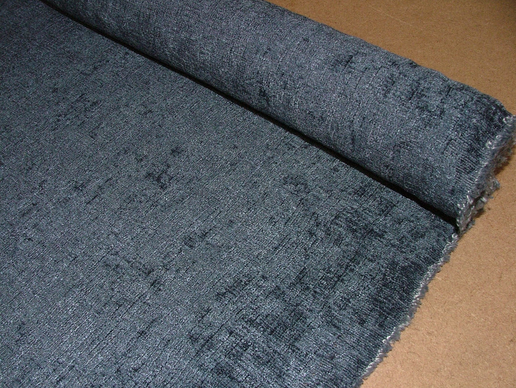 iLiv Chenille Curtain Fabric 2 Metres Ashbury Blueprint Upholstery Cushion4
