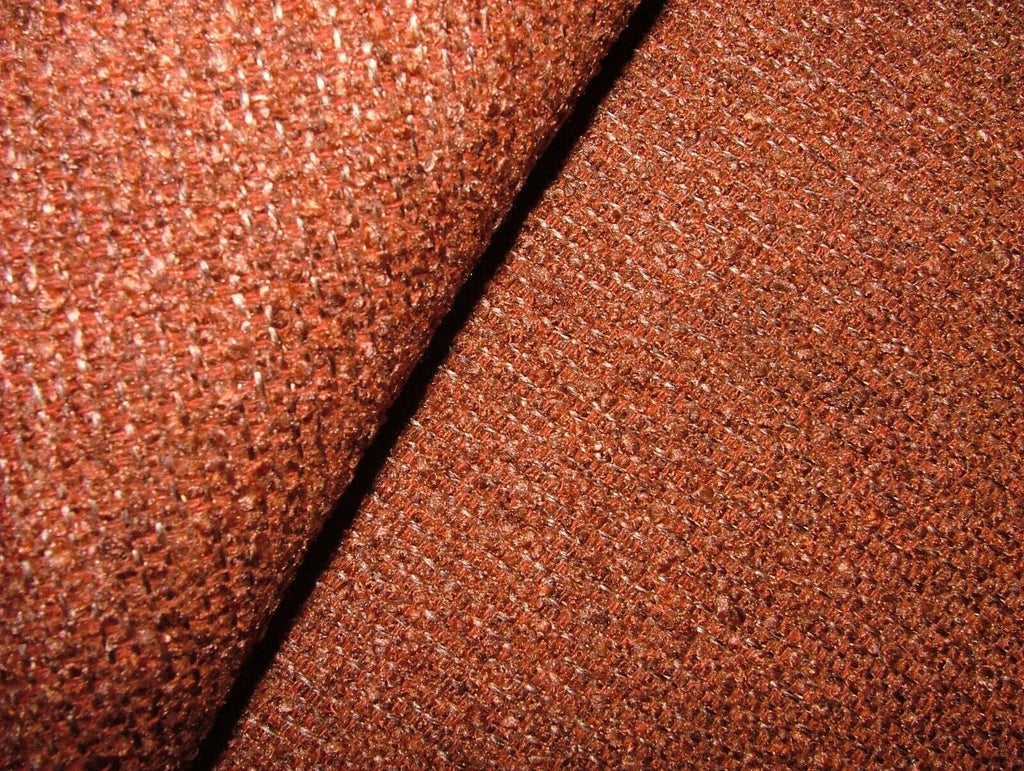 3.7 Metres iLiv Burnt Paprika Boucle Flame Retardant Fabric Upholstery Cushion