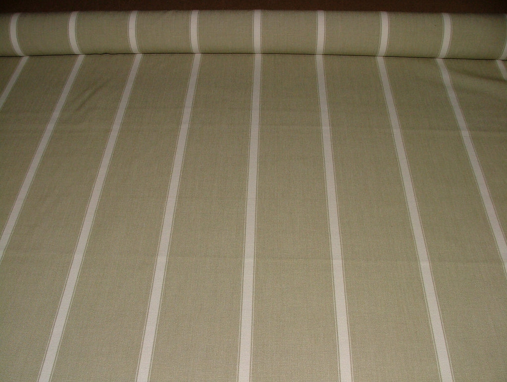 iLiv Woven Curtain Fabric 3.1 Metres Waterbury Olive Stripe Upholstery Cushion4
