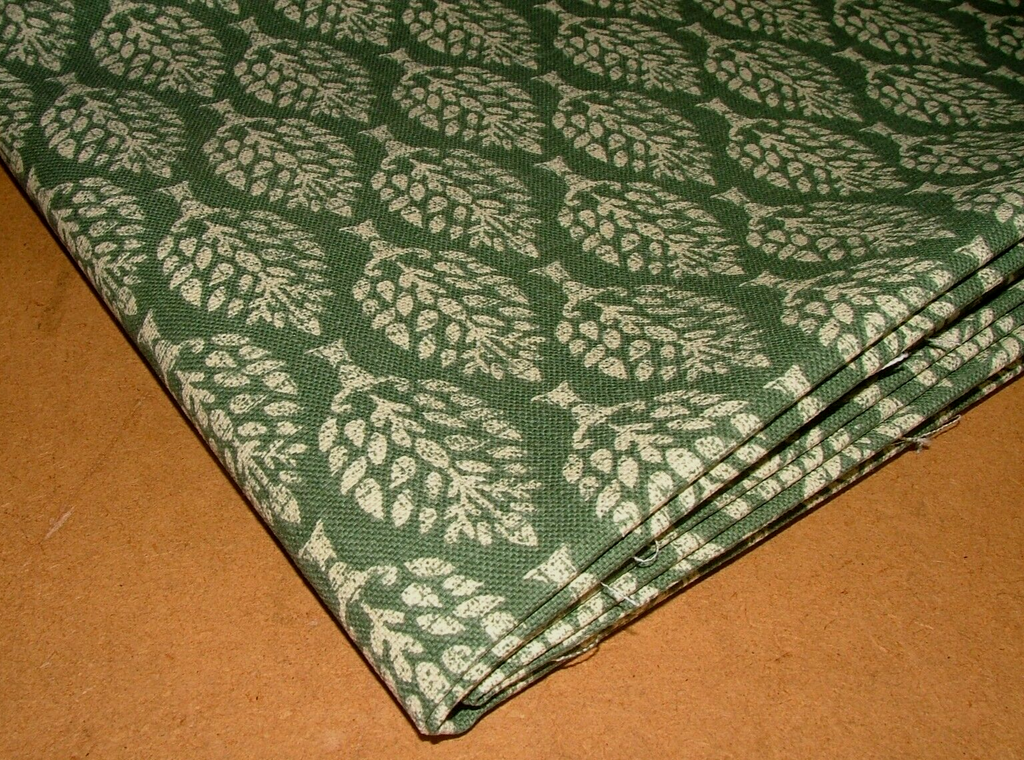 1.8 Metres iLiv Kemble Spruce Green Cotton Fabric Cushion Curtain Upholstery