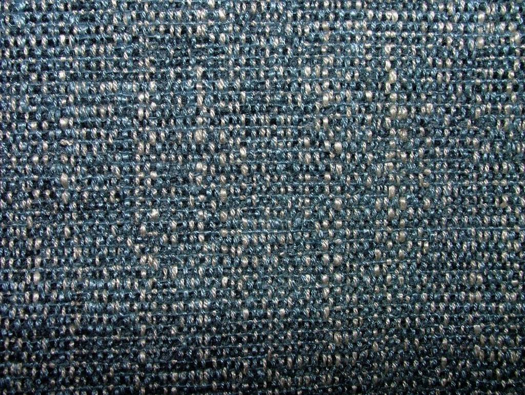 Romo Kelby Cobalt Blue Woven Textured Fabric Upholstery Cushion RRP £76.05