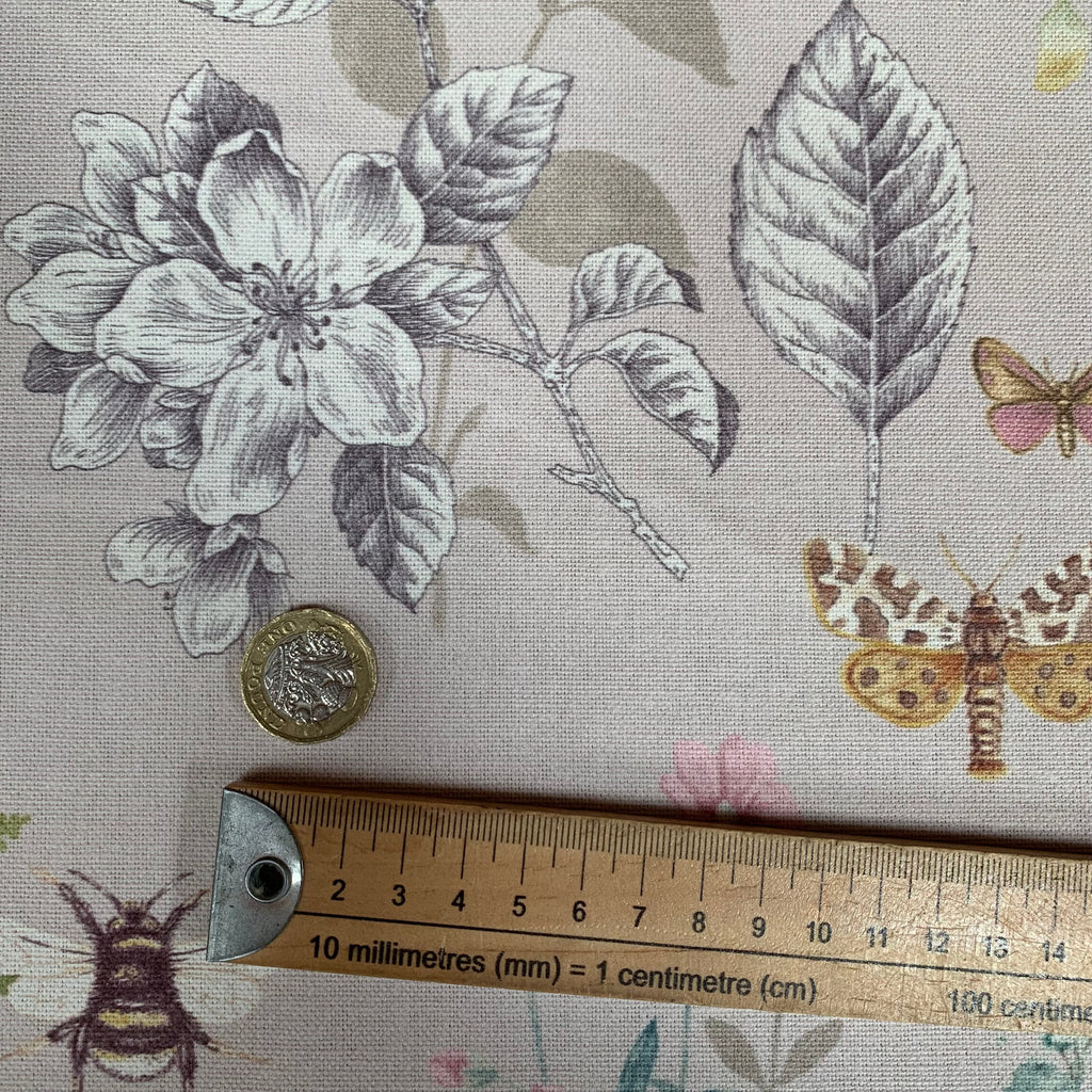 iLiv Cotton Curtain Fabric 3.8 Metres Observatory Orchid Upholstery Cushion6