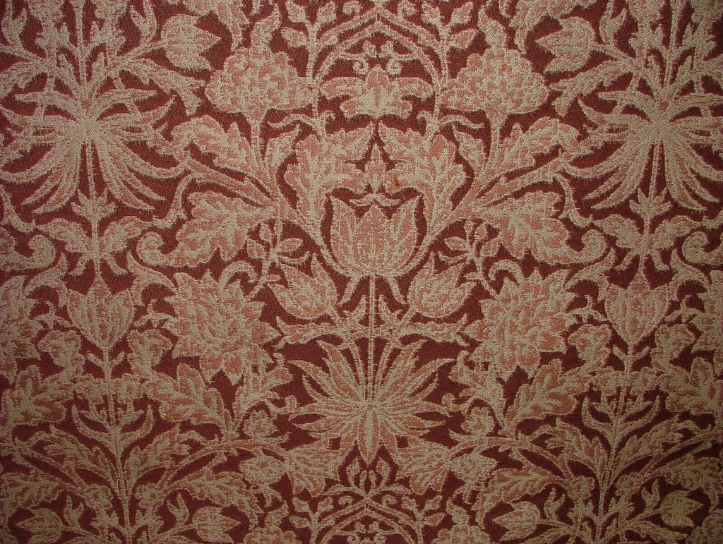 35 Metres Riverhill Claret Woven Jacquard Fabric Curtain Upholstery Cushion